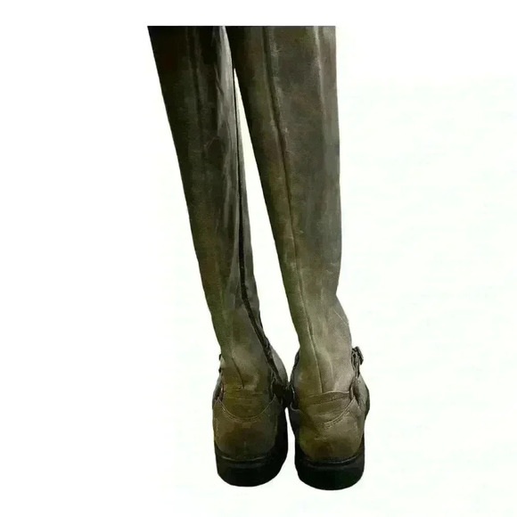 Hinge Dakota Knee High Outer Leather Riding Boots Size 5.5 new - Picture 11 of 14